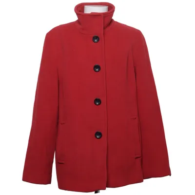 Manteau (Rouge) de Milo Cachemire, Polyamide, Laine