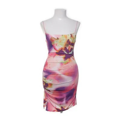 Kjole (Pink, Lilla, Grøn, Flerfarvet) fra Bershka Elastan, Polyester