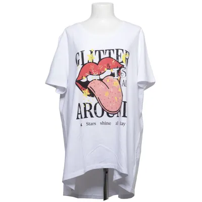 T-shirt (White, Multicolored) from Angel of Style Cotton, Elastane