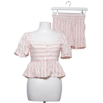 Set (Roze, Wit) van Zara Katoen, Linnen, Polyester, Viscose