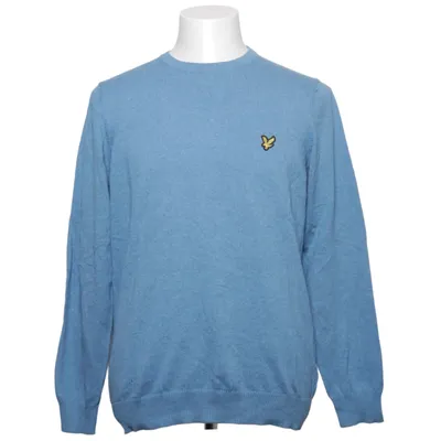 Sweater (KN400V) fra Lyle & Scott Bomuld, Merinould