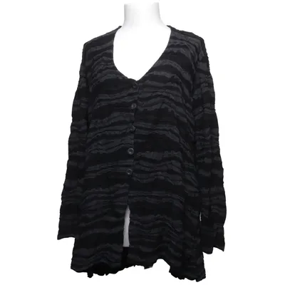Cardigan (Gris, Noir) de Finesse Élasthane, Viscose
