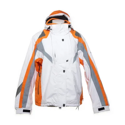 Manteau de ski (Blanc, Orange, Gris) de Spider Nylon, Polyester