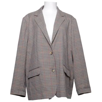 Blazer (Brun, Blå, Sort) fra Sora Elastan, Polyester, Viscose