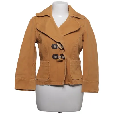 Duffle coat (Brown, Yellow) from Zara Trafaluc Collection Cotton
