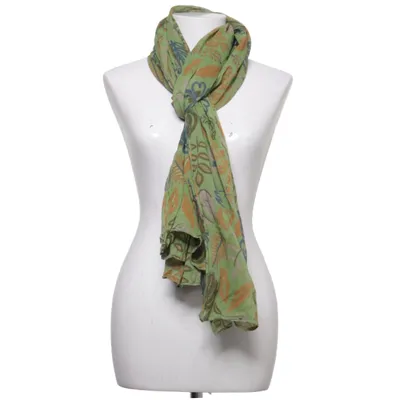 Shawl (Green, Multicolored) from Gudrun Sjödén Organic cotton