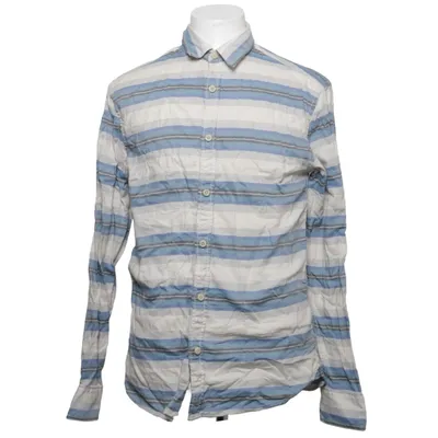Shirt (Blue, Beige) from Jack & Jones Vintage Cotton