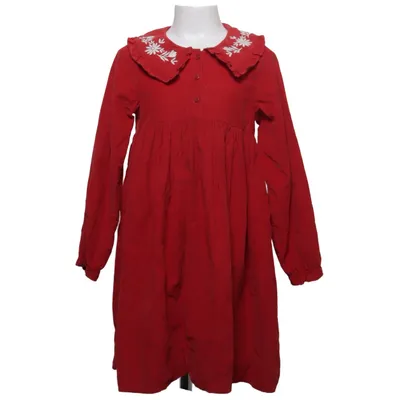 Klänning (Röd, Vit) från H&M Bomull