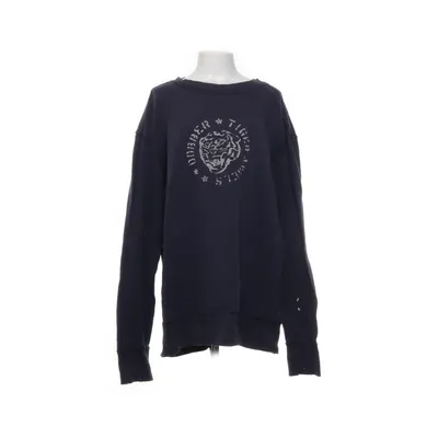 Collegetröja (Blå) från Dobber Bomull, Elastan