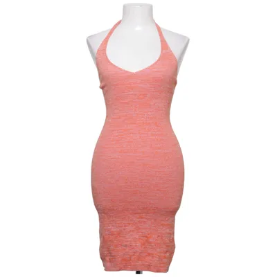 Halterneck dress (Orange) from Bik Bok Acrylic, Polyamide, Viscose