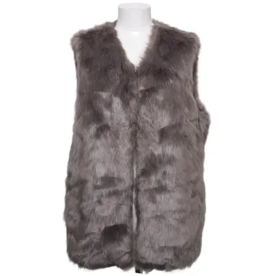 Outer vest (Gray) from Laundry by Design Acrylic, Polyester