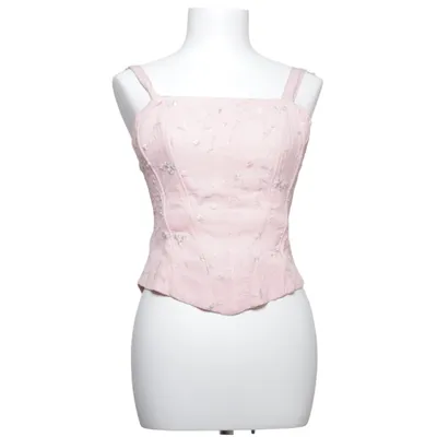 Korsett (Rosa) Polyester, Viskos