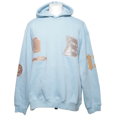 Huvtröja (Blå) från Boohoo Man Bomull, Polyester