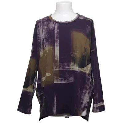 Long sleeve T-shirt (Purple, Green, Multicolored) from Qneel Elastane, Viscose