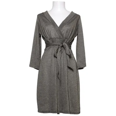 Klänning (Grå, Guldfärgad) från Joelle by Ellos Metallfiber, Polyamid, Viskos