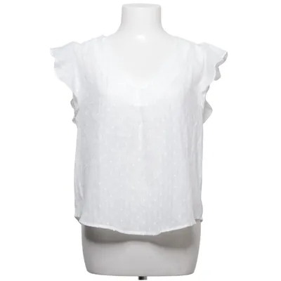 Top (Wit) van Jubylee Katoen, Viscose