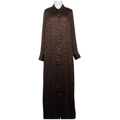 Shirt dress (Brown, Black) from Banana Republic Polyester