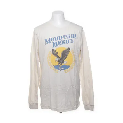 Långärmad t-shirt (Beige, Flerfärgad) från Bella + Canvas Bomull