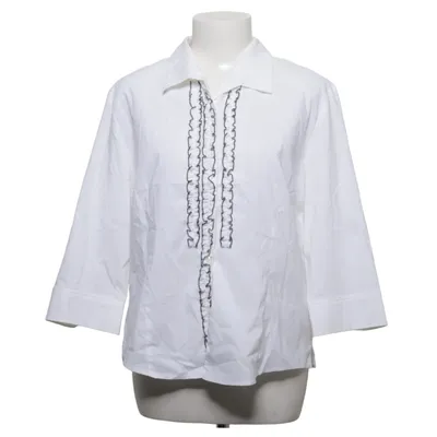 Blus (Vit) från Laura Lebek Bomull, Polyester