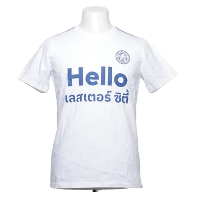T-shirt (Blanc, Bleu) de Leicester City Coton