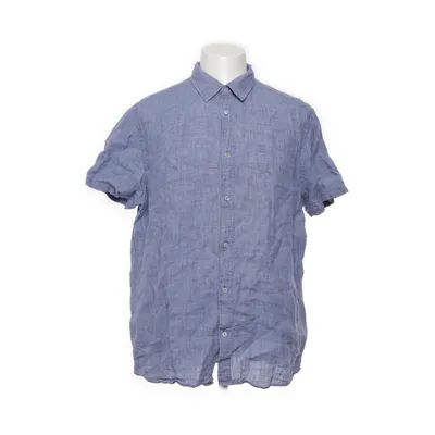 Short sleeve shirt (Blue) from Bläck Linen