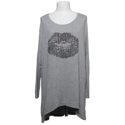 Langærmet t-shirt (Grå) fra James Lakeland Bomuld, Elastan, Viscose