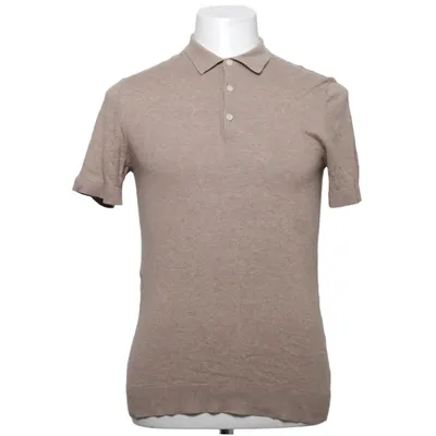 Poloshirt (Beige) van Dressmann Katoen, Lyocell
