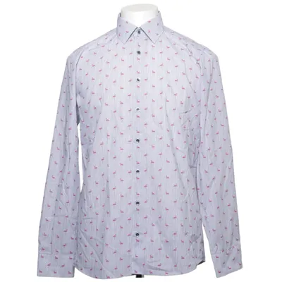 Shirt (Blauw, Roze) van Olymp