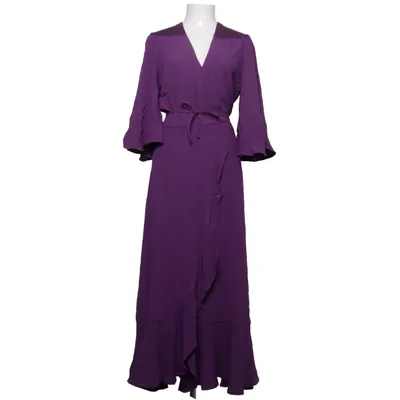 Slå-om-kjole (Lilla) fra Twinset Acetat, Viscose