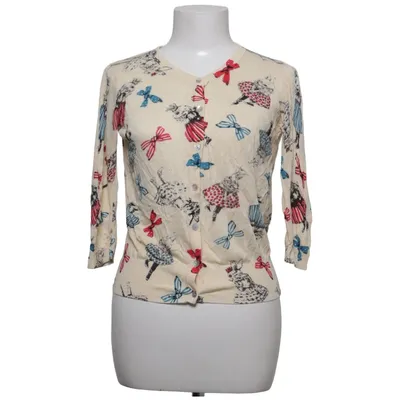 Cardigan (Beige, Multicolored) from Purplish London Cotton, Polyester