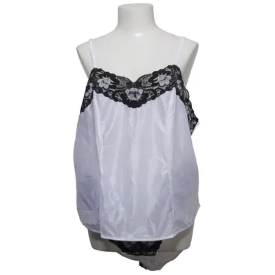 Ensemble de sous-vêtements (Blanc, Noir) Polyamide