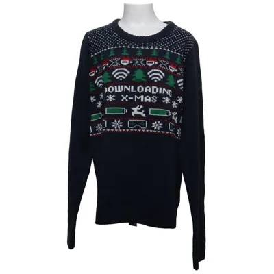 Julesweater (Blå, Flerfarvet) fra Pepperts Akryl
