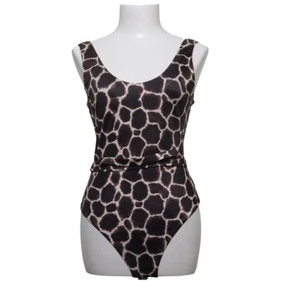 Badpak (Bruin, Beige) van Hop Lun Elastaan, Modal, Polyester