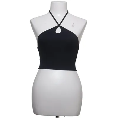 Halterneck top (Sort) fra Zara Elastan, Polyamid