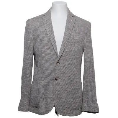 Blazer (Grijs, Wit) van Massimo Dutti Acetaat, Viscose