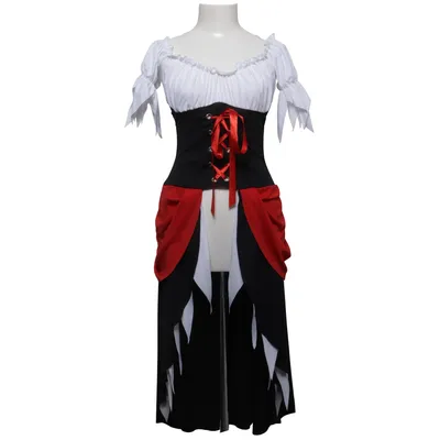 Fancy dress (Black, Red, White) from Leg Avenue Polyester