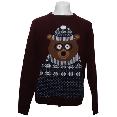 Julesweater (Brun, Blå, Hvid) fra Angelo Litrico Akryl