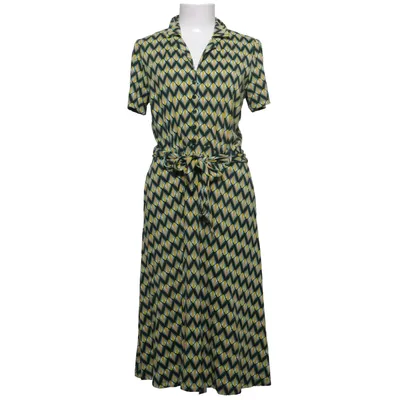 Skjortklänning (Grön, Flerfärgad) från King Louie Elastan, Viskos