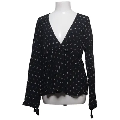 Slå-om bluse (Sort, Flerfarvet) fra The Masai Clothing Company Viscose