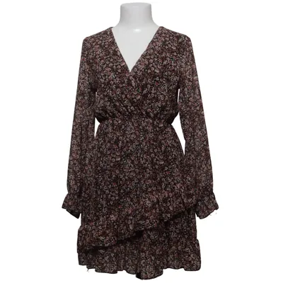 Jurk (Zwart, Bruin, Meerkleurig) van Hailys Elastaan, Polyester, Viscose