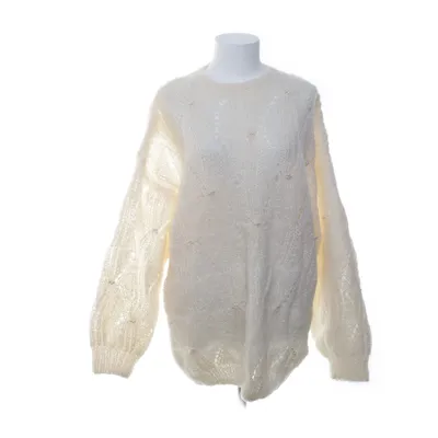 Pull-over (Blanc) de Girasole Mohair, Polyamide, Laine