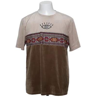 T-shirt (Beige, Marron, Multicolore) de ChArmkpR Élasthane, Polyester