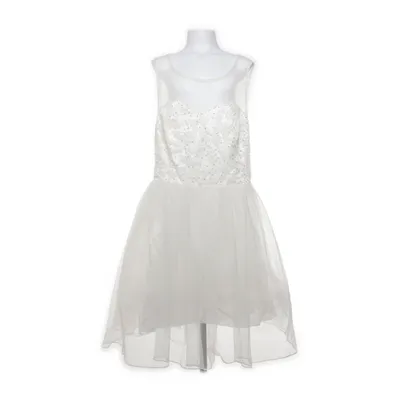 Dress (White) from Parisian Collection Nylon, Polyester