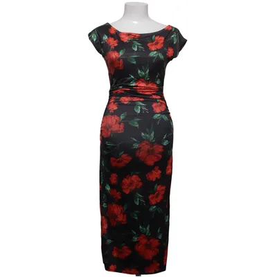 Klänning (Svart, Röd, Grön) från Top Vintage Elastan, Polyester