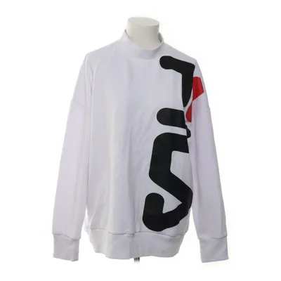 Collegetröja (Vit, Svart, Röd) från Fila Bomull, Polyester