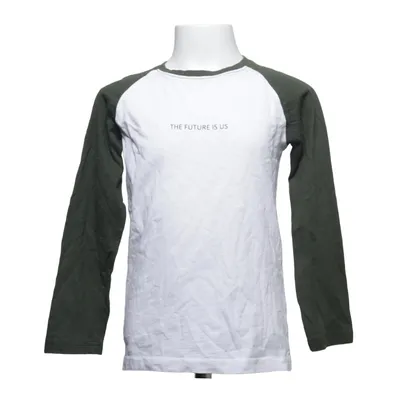 Baseballtröja (Vit, Grön) från ICA I Love Eco Bomull