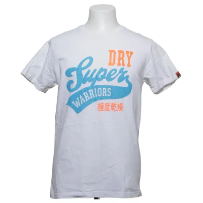 T-shirt (Blanc, Bleu, Orange) de Superdry Vintage Coton
