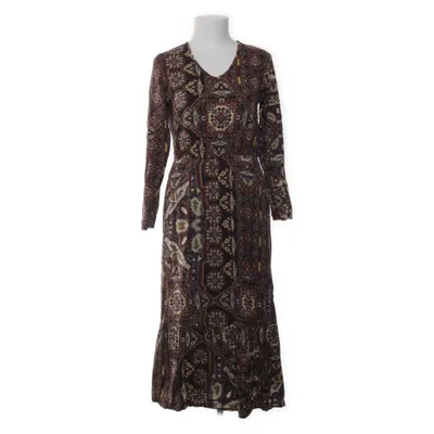 Robe longue (Marron, Multicolore) de TFY Polyester, Viscose