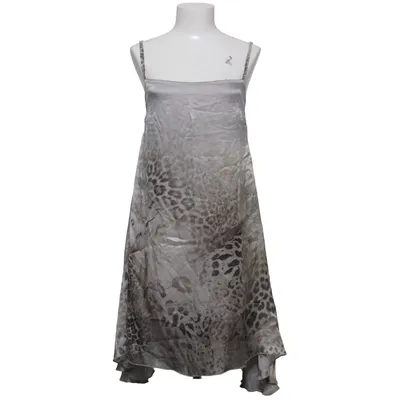 Dress (Gray, Beige) from Branting Elastane, Silk, Viscose