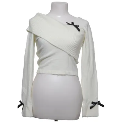 Sweater (Hvid) fra FB Sister Knitwear Akryl, Elastan, Polyamid